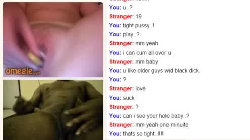 Girl on omegle with indian guy