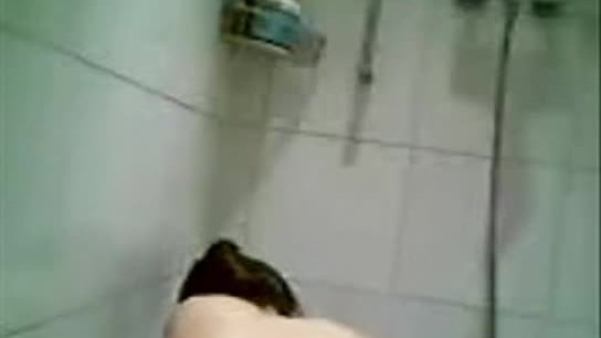 Asian mom in shower
