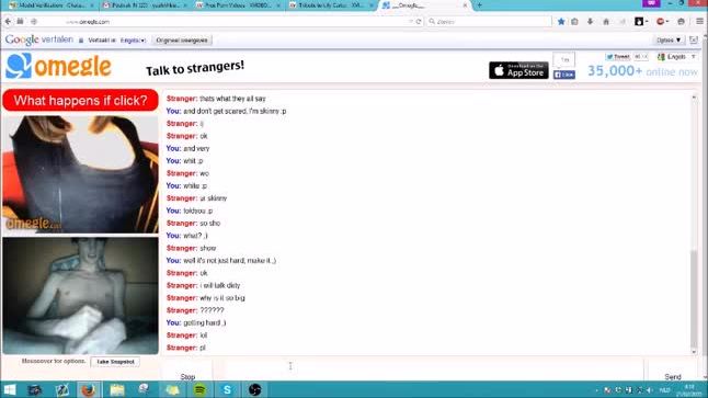 Girl shows on omegle